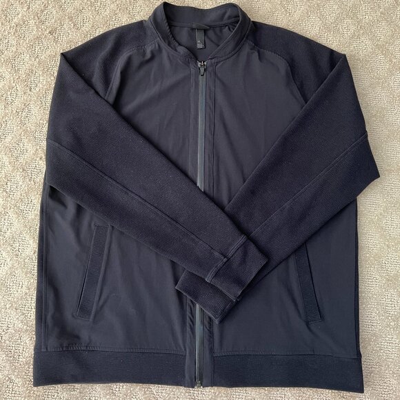 Men's Zella Athleisure Black Bomber-Style Jacket XL - Picture 1 of 7
